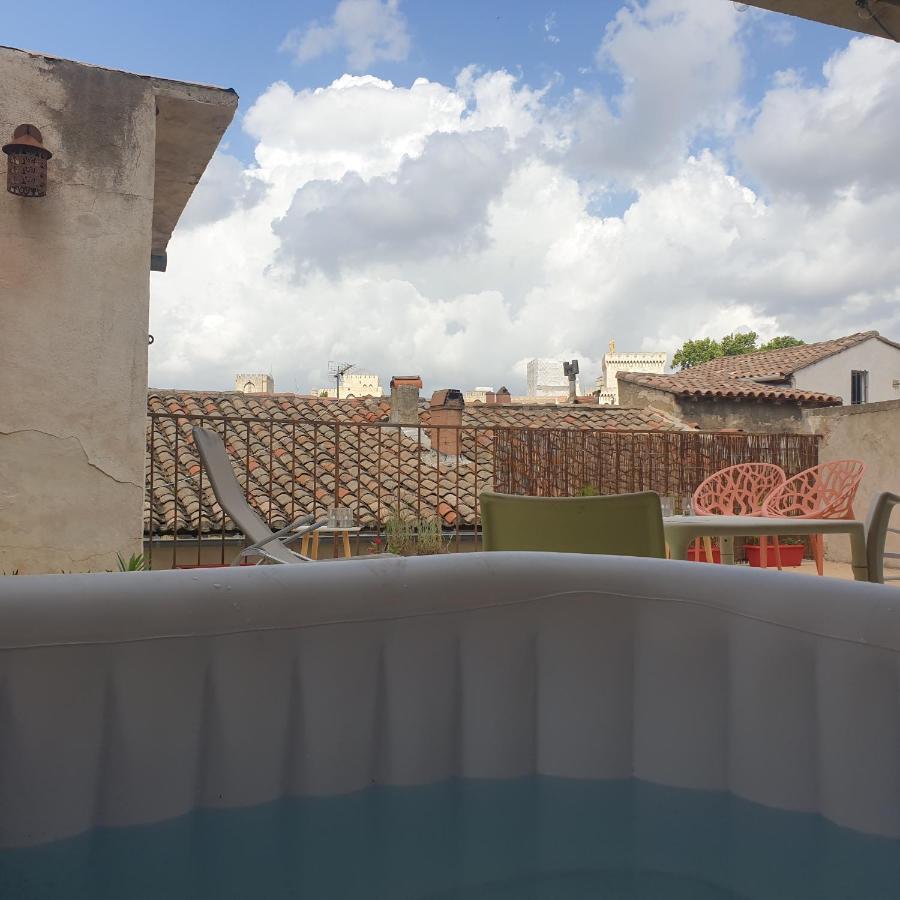 Maison Intra Muros, Terrasses Avec Vue Jaccuzzi Et Garage Avignon Exterior photo